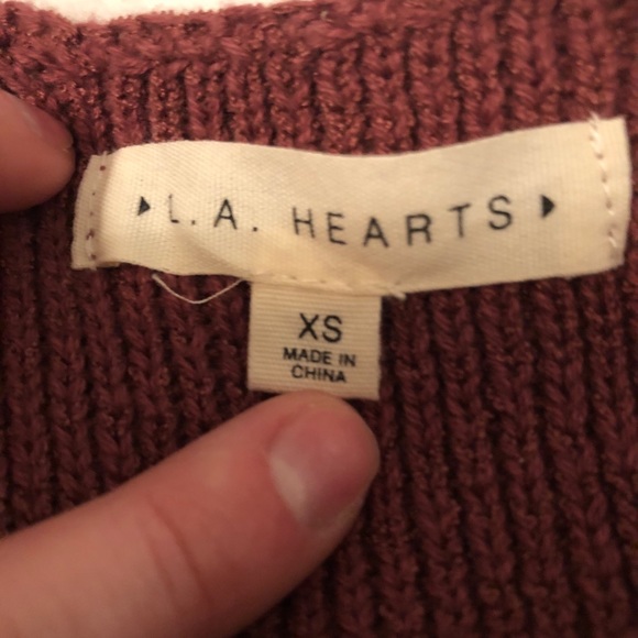 LA Hearts Crochet Tank - Picture 3 of 3